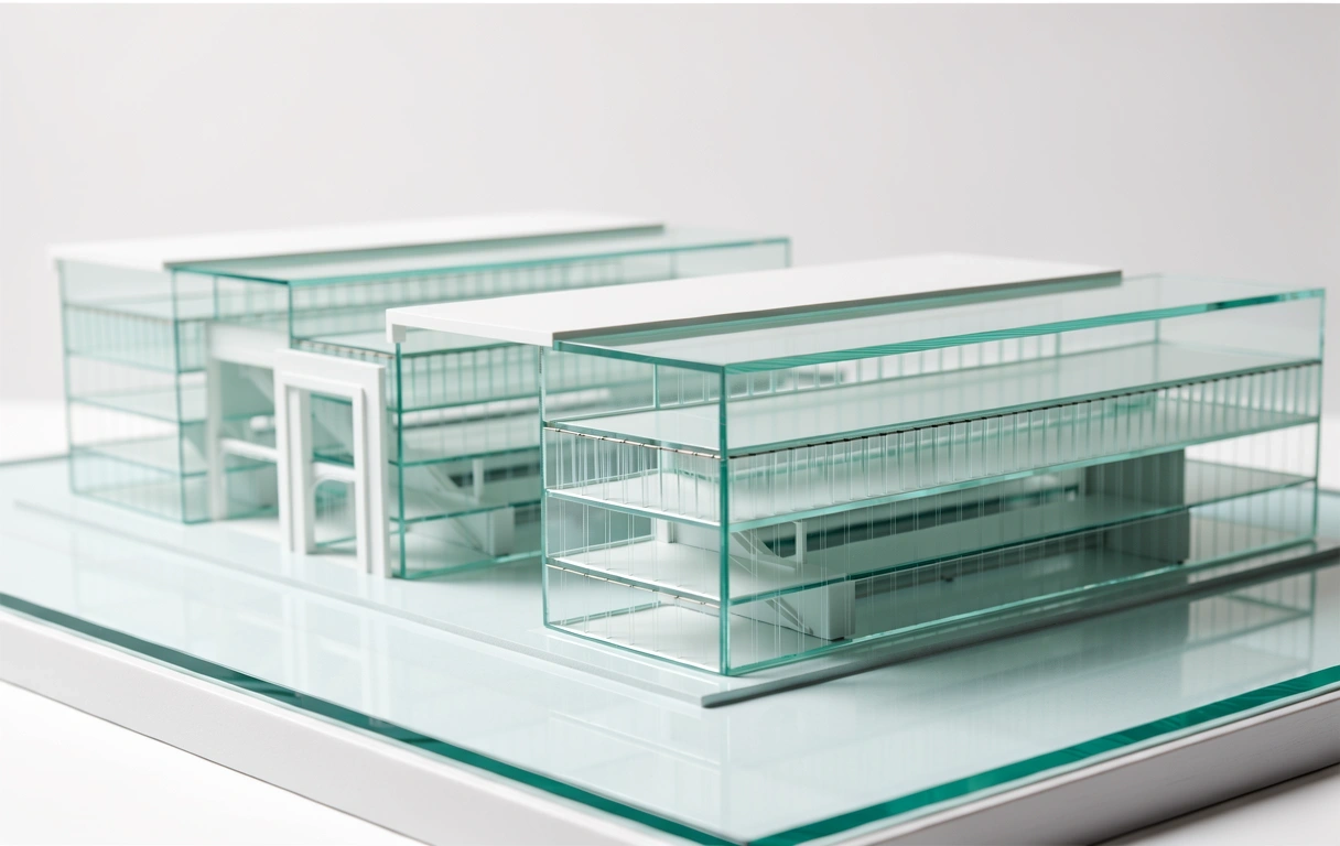 Transparent frameworks and structures